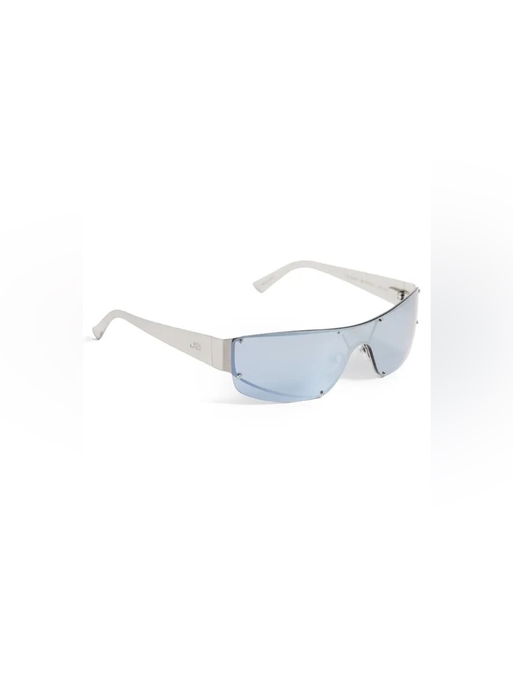 Jenny Bird Silver Frame Sunglasses with Blue Lens PR26-28